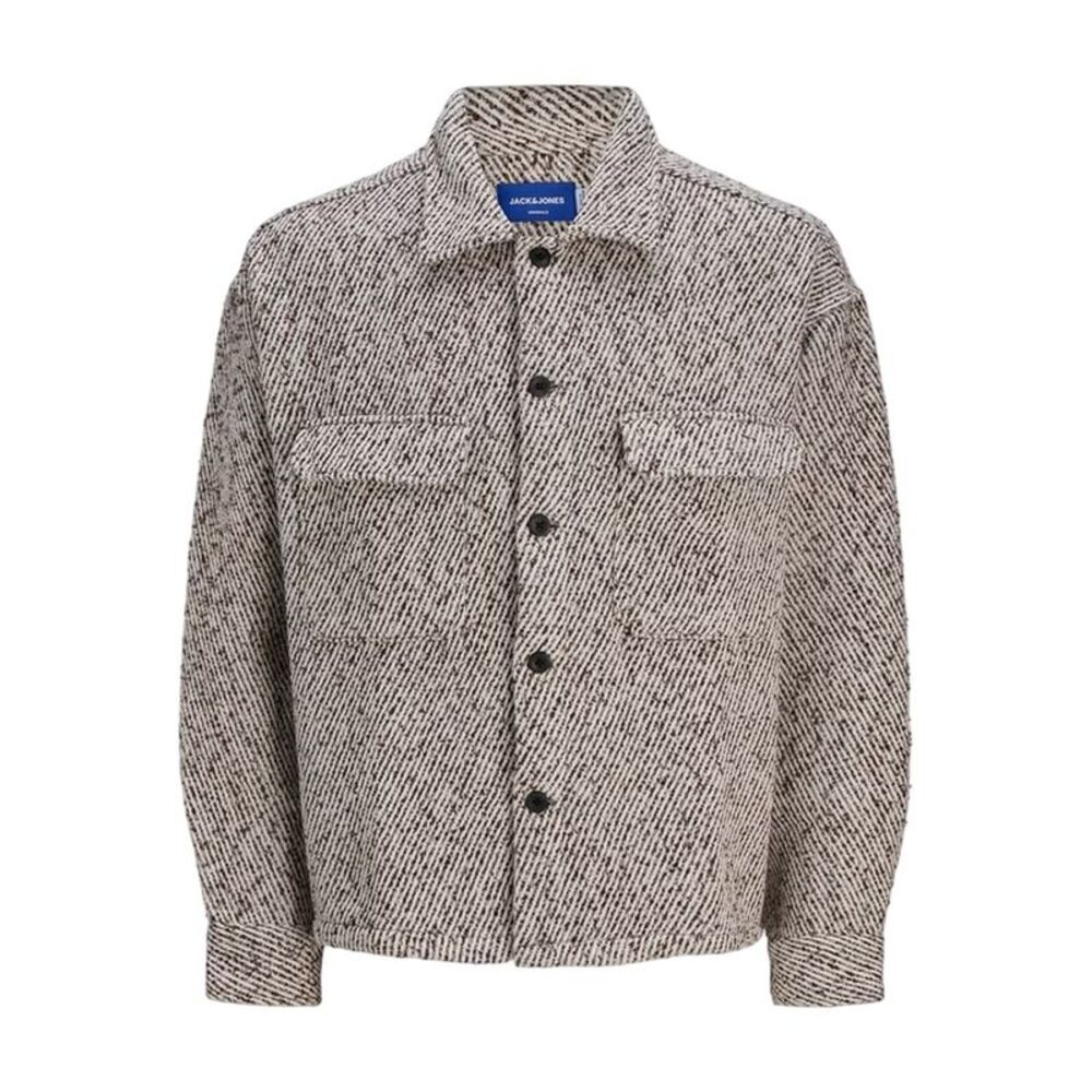 Jack And Jones Mens Relaxed Fit Winter Overshirt / Chocolate
